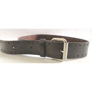 New York & Company  Genuine Leather Belt Size Medium Brown Women's 1.5" Wide